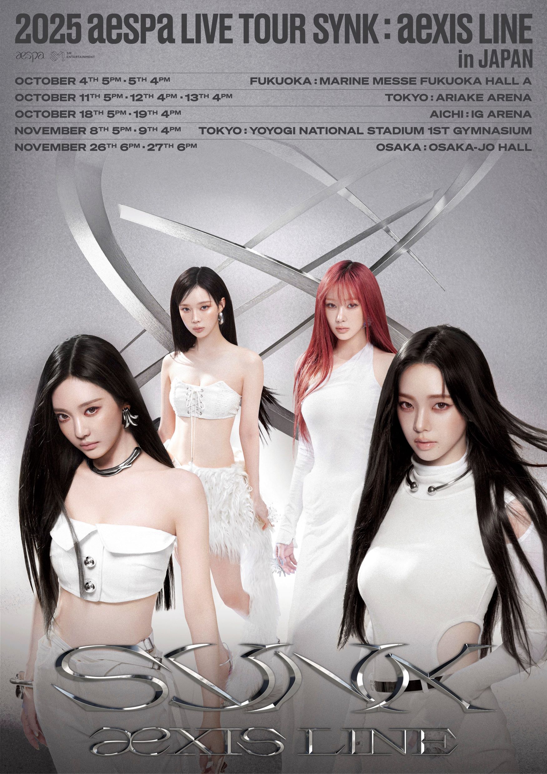 aespaチケットm 2025 aespa LIVE TOUR - SYNK : aeXIS LINE - in JAPAN｜ticket